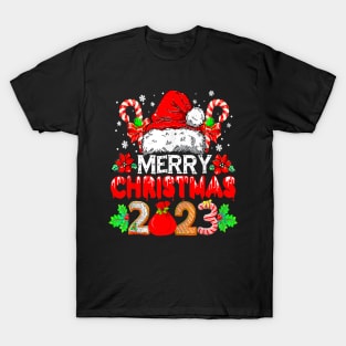 Family Christmas 2023 Matching Squad Santa Elf T-Shirt